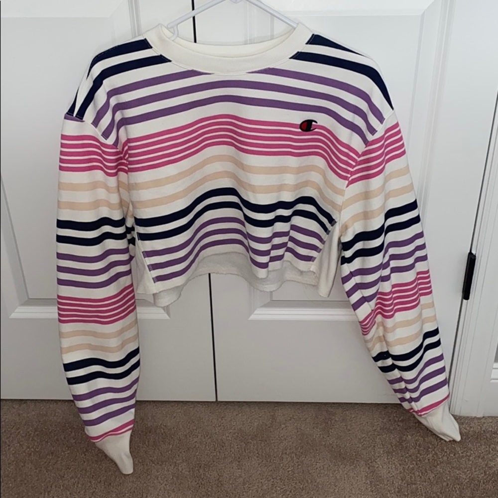 Urban Outfitters-Champion Cropped Crewneck